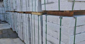 松原芝麻白路牙石，路侧石