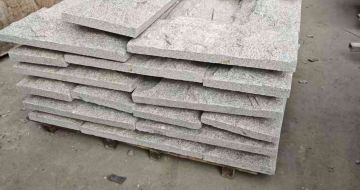 松原芝麻白蘑菇石，自然面