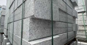 松原芝麻白路牙石 马路牙子