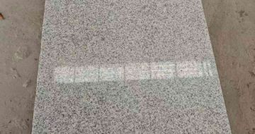 松原芝麻白光面毛板