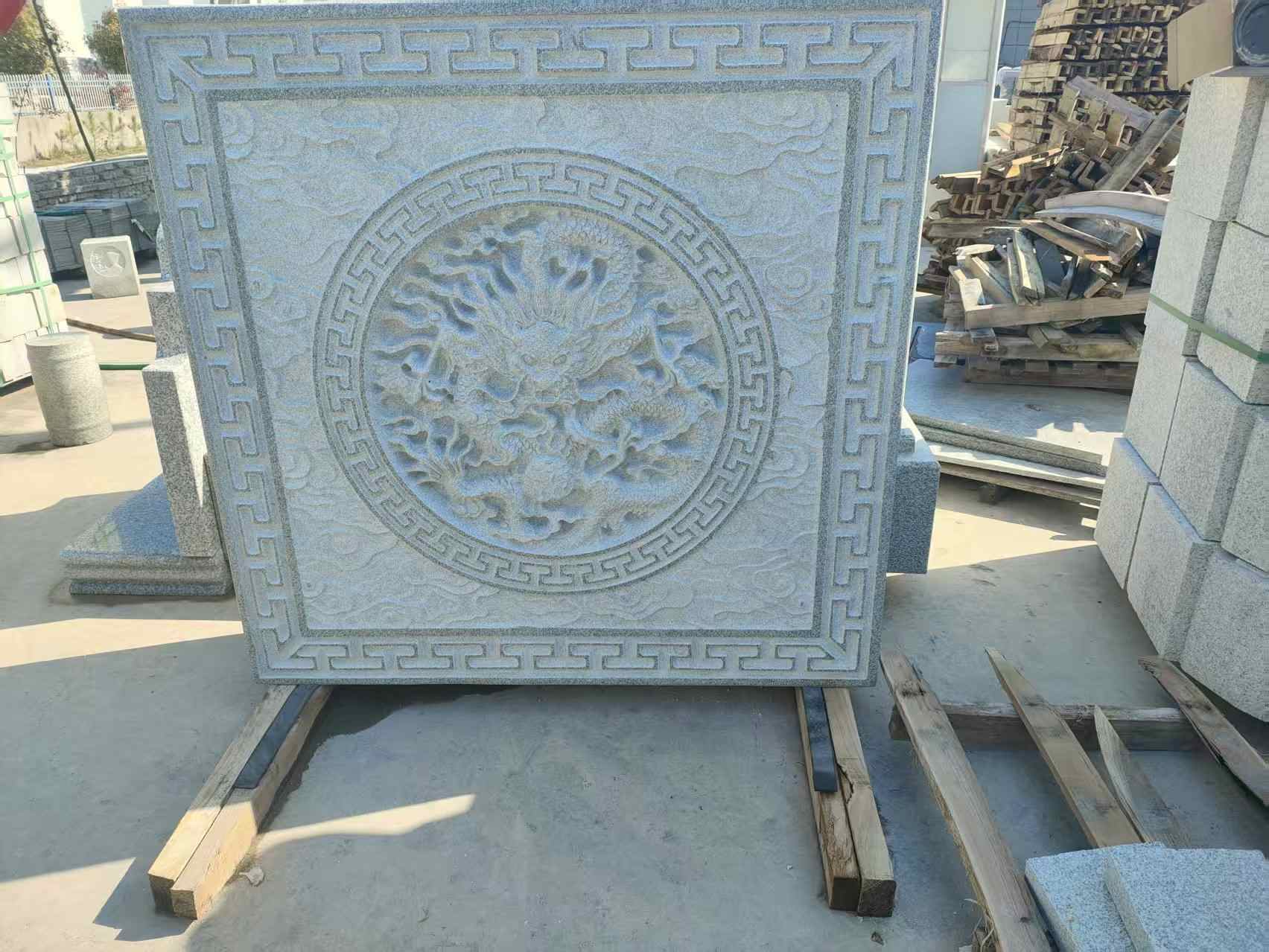 松原芝麻白芝麻灰别墅雕刻板